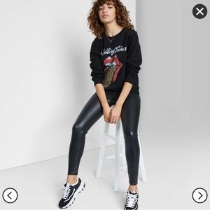 Leather leggings NWT